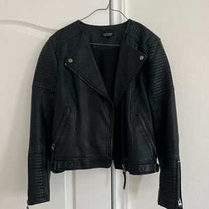 TopShop Black Leather Jacket
